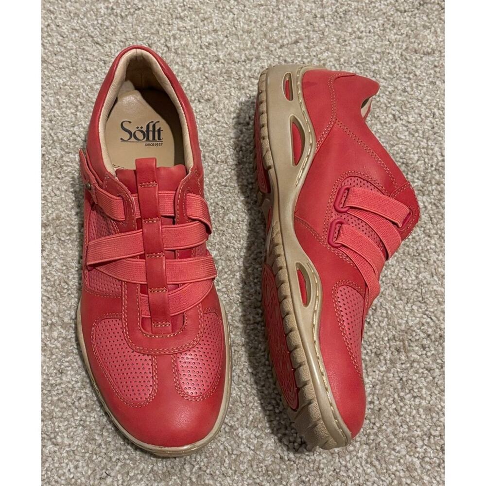 Sofft Seraph Slip On Watermelon Red Comfort Shoes 7.5